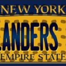 NHL New York Islanders Fan License Plate State Background Metal Tag  U.S.A."