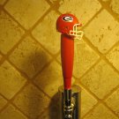 NCAA Georgia Bulldogs Tap Handle NCAA Football Beer Keg Red UGA