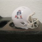 NFL New England Patriots Custom Helmet Speed Pocket Pro Throwback Logo White