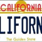 NCAA California Bears License Plate Team State Background Metal Tag U.S.A Auto
