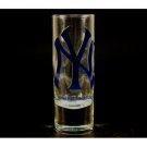 MLB New York Yankees Cordial Shot Glass 2oz. Highlight  - Bar Logo NY Judge