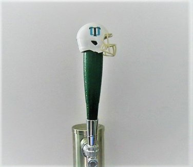 NCAA Tulane Green Wave Tap Handle Sports Football Beer Kegerator  Wood
