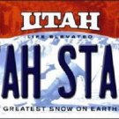 NCAA Utah State Aggies License Plate College Team  Background Metal Tag U.S.A.