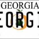 NCAA Georgia Bulldogs License Plate  State Background Metal Tag U.S.A."