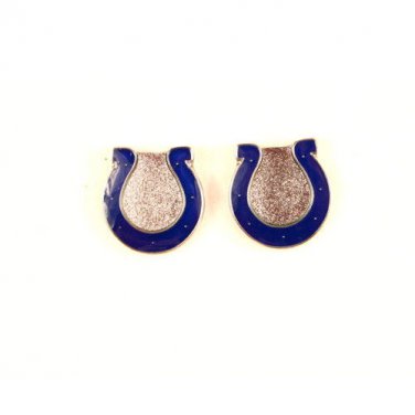 NFL Indianapolis Colts Stud Post Earrings Teams Official Licensed - Aminco Team