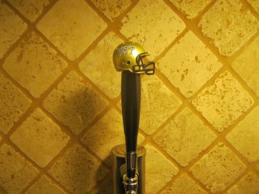 NCAA Pitt Panthers Tap Handle NCAA Football Beer Keg Black Gold