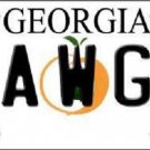 NCAA Georgia Dawgs License Plate  State Background Metal Tag U.S.A." Bulldogs