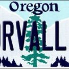NCAA Corvallis  License Plate Team State Background Metal Tag U.S.A Oregon State