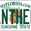 NHL Florida Panthers License Plate State Background Metal Tag  U.S.A."