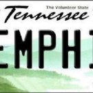 NCAA Memphis Tigers License Plate Team  Background Metal Tag  "U.S.A." State