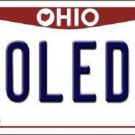 NCAA Toledo Rockets  License Plate College Ohio MAC Background Metal Tag U.S.A."
