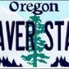 NCAA Oregon State Beavers License Plate  State Background Metal Tag Team U.S.A