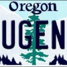 NCAA Eugene License Plate Team State Background Metal Tag U.S.A Oregon Ducks