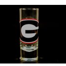 NCAA Georgia Bulldogs Cordial Shot Glass 2oz. Highlight  - Bar Logo Team UGA