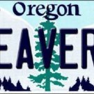 NCAA Oregon State Beavers License Plate Team State Background Metal Tag U.S.A