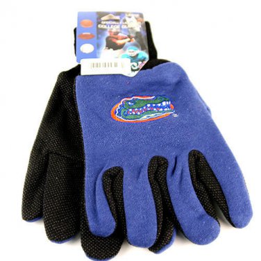 FLORIDA GATORS  ALL PURPOSE/UTILITY WORK GLOVES ADULTS NCAA