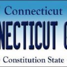 NCAA Connecticut Girl License Plate State Background Metal Tag Huskies U.S.A."