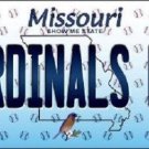 MLB Go Cardinals License Plate Team State Background Metal St. Louis Tag Molina