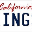 NHL Los Angeles Kings License Plate State Background Metal Tag  U.S.A."