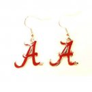 NCAA Alabama Crimson Tide Earrings Set Logo Charm Silver Dangle Drop  New