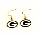 NFL Green Bay Packers Dangling Earrings  Jewelry Team Logo Rodgers Green Yellow