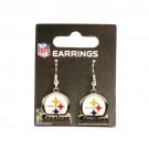 NFL Pittsburgh Steelers Dangle Earrings Circle Bar  Style Sports Jewelry Logo