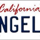 MLB Los Angeles Angels License Plate Team State Background Metal Tag "U.S.A."