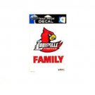 NCAA Louisville Cardinals Family Team Pride Logo Decal Truck Car Window Cling UL
