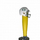 NCAA Oregon Ducks Tap Handle Football Kegerator Beer Yellow Handmade White Wood
