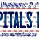 NHL Washington Capitals Fan License Plate State Background Metal Tag  U.S.A."
