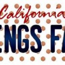 NBA Sacramento Kings Fan License Plate State Background Metal Tag U.S.A. Auto