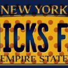 NBA New York Knicks Fan License Plate State Background Metal Tag U.S.A. Auto