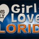 NCAA This Girl Loves Florida Tag  License Plate Metal Car Truck Florida UF