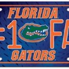 Florida Gators #1 Fan License Plate SEC NCAA Tag Auto Truck Metal SEC Swamp UF
