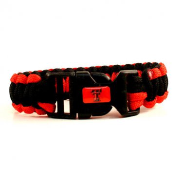 NCAA Texas Tech Red Raiders Survival Bracelet Paracord 9" Outdoor Survivor TTU