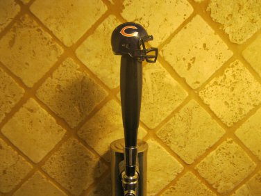 Chicago Bears Beer Tap Handle Team Football  Keg Kegerator Wood Super Bowl