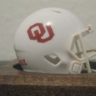 NCAA Oklahoma Sooners Custom Helmet Speed Pocket Pro Big 12 Logo White