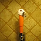 NCAA Auburn Tigers Tap Handle Football Beer Keg Orange White War Eagle Kegerator
