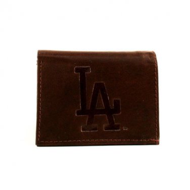 MLB Los Angeles Dodgers  Tri-Fold Black Leather Wallets  Series Kershaw
