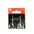 MLB Chicago White Sox Dangle Earrings - Circle/Bar Style Aminco Fisk