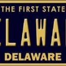 NCAA Delaware Blue Hens License Plate State Background Metal Tag  U.S.A." DE
