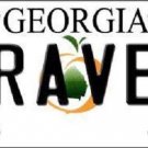 MLB Atlanta Braves License Plate Team State Background Metal Tag Freeman