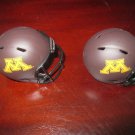(2) NCAA MINNESOTA GOPHERS POCKET PRO FOOTBALL HELMET 2" SIZE  RIDDELL LOT