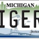 MLB Detroit Tigers License Plate Team  State Background Metal Tag "U.S.A."