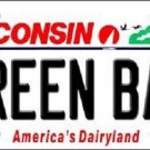 NFL Green Bay Packers Novelty Metal License Plate State Background Car Truck