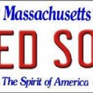 MLB Boston Red Sox  Novelty Metal License Plate State Background Car Truck Auto