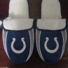 NWT NFL STRIPE LOGO SLIDE SLIPPERS - INDIANAPOLIS COLTS - EXTRA LARGE