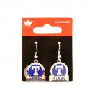 MLB Texas Rangers Dangle Earrings - Circle/Bar Style Team Aminco Ryan