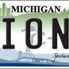 NFL Detroit Lions Novelty Metal License Plate State Background Car Truck