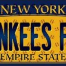 MLB New York Yankees Fan License Plate Novelty Metal  State Background Judge NY